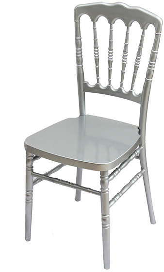 Alt Silla Napoleon Plata Reforzada, para eventos y hostelería.