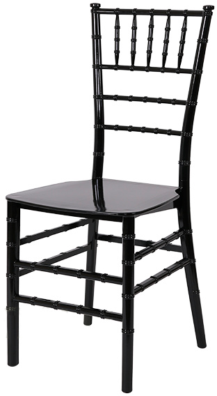 Alt Silla Chiavari Negra, para eventos y hostelería.