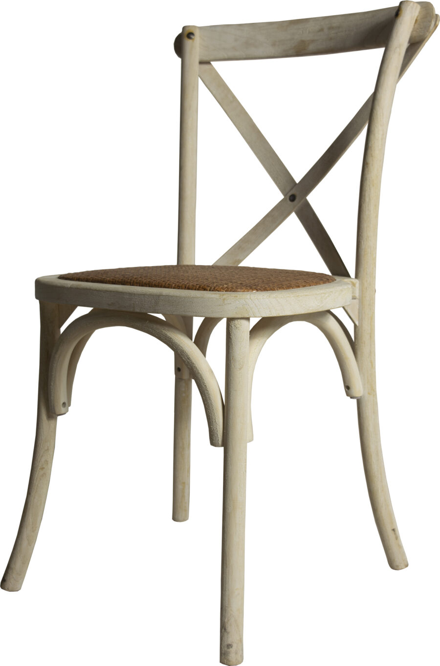 Alt Silla Crossback Madera Decapada, para eventos y hostelería.