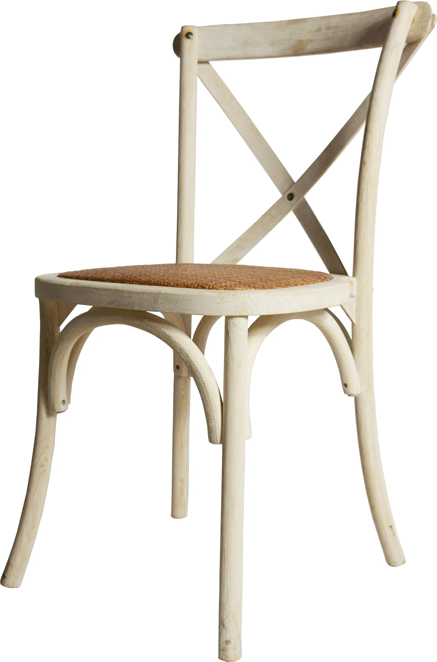 Alt Silla Crossback Madera Decapada, para eventos y hostelería