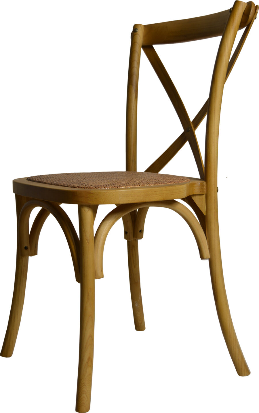 Alt Silla Crossback Madera Natural, para eventos y hostelería.