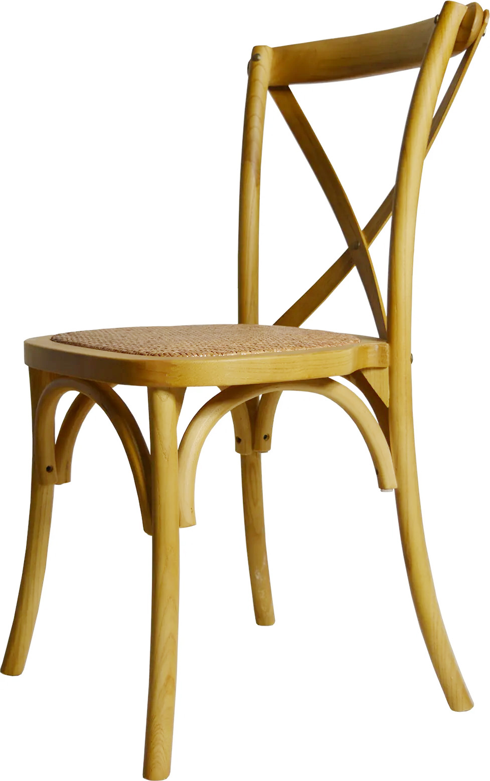 Alt Silla Crossback Madera Natural, para eventos y hostelería