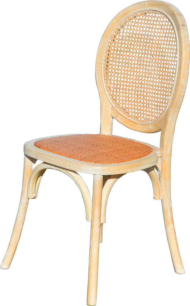 Alt Silla Medallón Decapada, para eventos y hostelería.