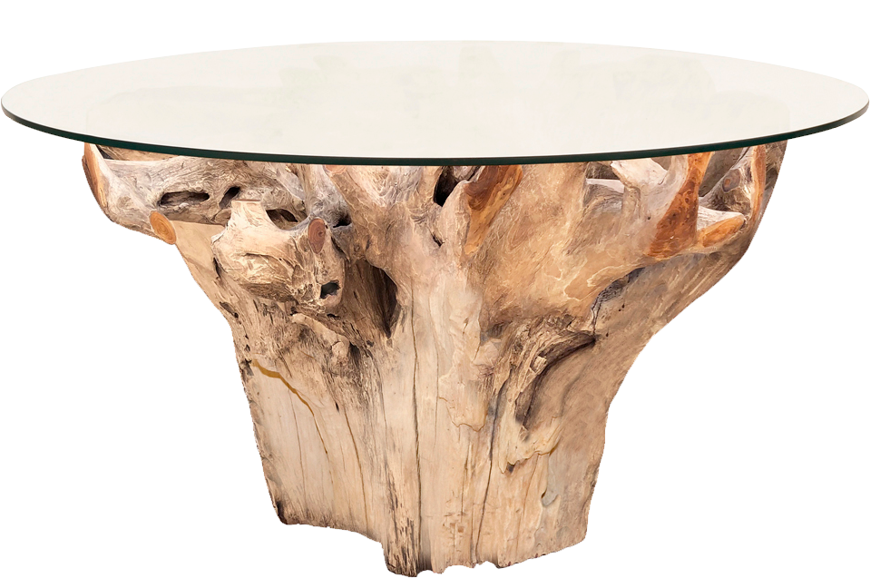 Alt Mesa Raiz Teka Cristal, mobiliario para el hogar