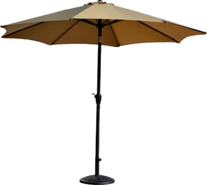 Alt Sombrilla Redonda Camel, para eventos y hostelería