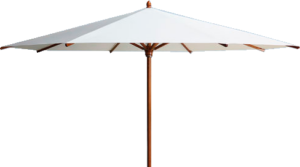 Alt Sombrilla Madera Cuadrada, para eventos y hostelería