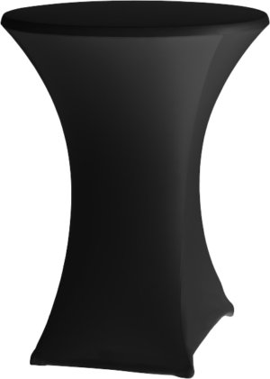 Alt Funda Elástica Mesa Cocktail Negra, para eventos y hostelería