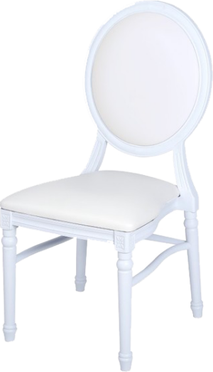Alt Silla Luis XVI Blanca, para eventos y hostelería