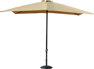 Alt Sombrilla Cuadrada Camel, para eventos y hostelería