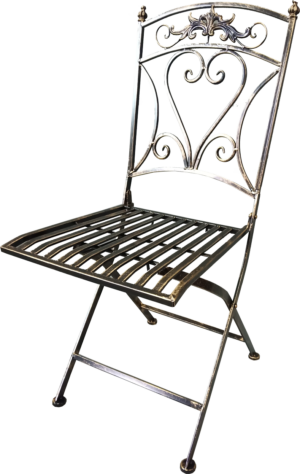 Alt Silla Forja Plegable Antique para eventos