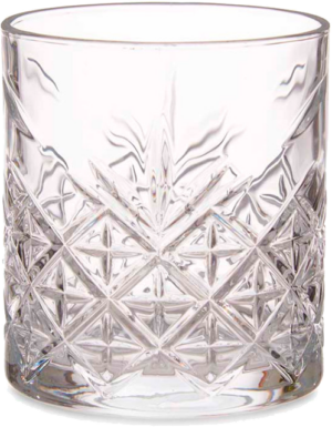 Vaso con detalles labrados en el para Whisky, 310ml.