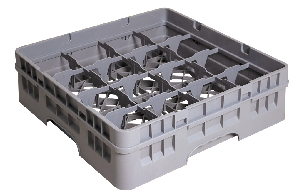 Alt Cesta de lavado de tamaño completo para copas y vasos con 16 compartimentos.