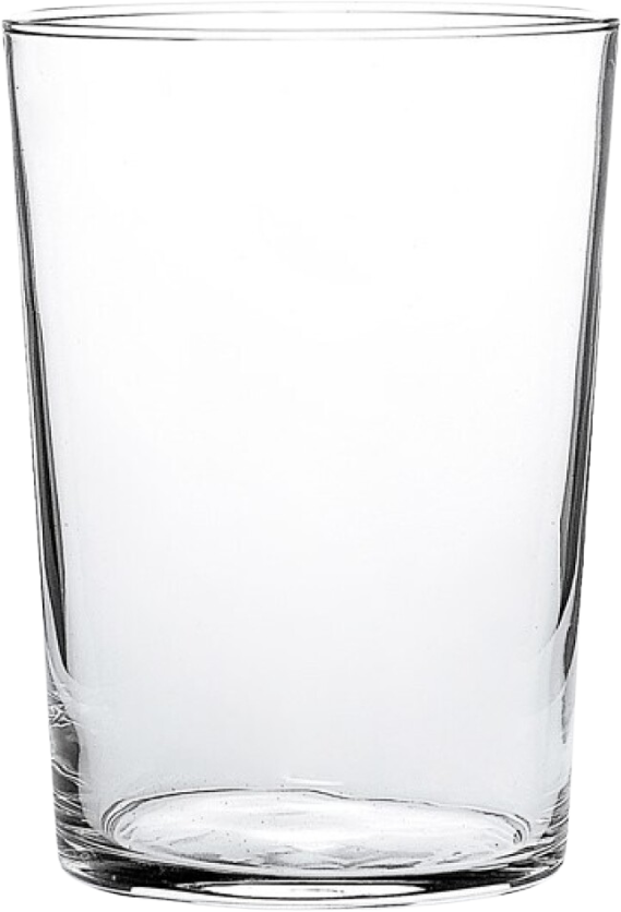 Vaso para Sidra para eventos y hostelería de cristal transparente y 50cl.