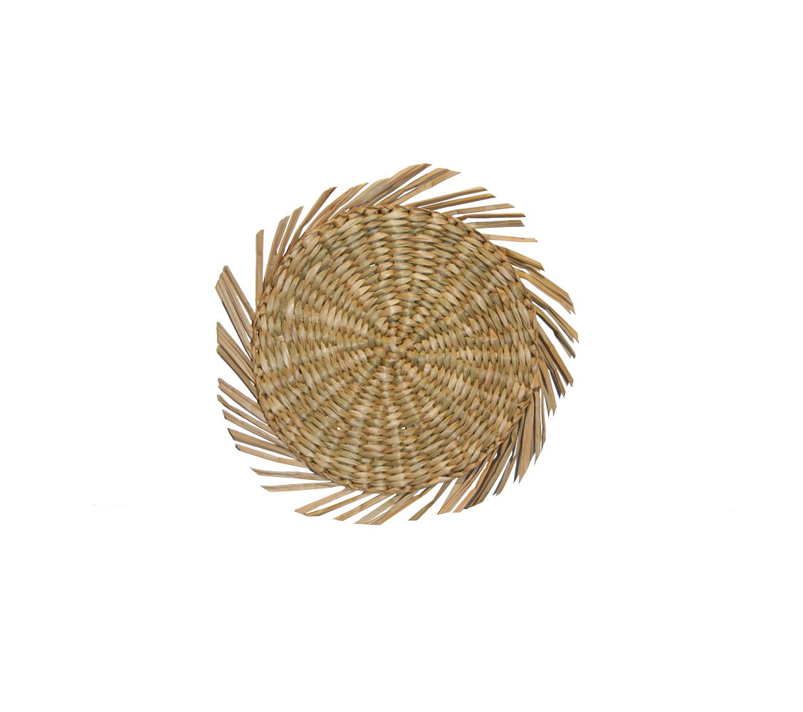 Plato Pan Natural Flecos para eventos y hostelería, 15cm