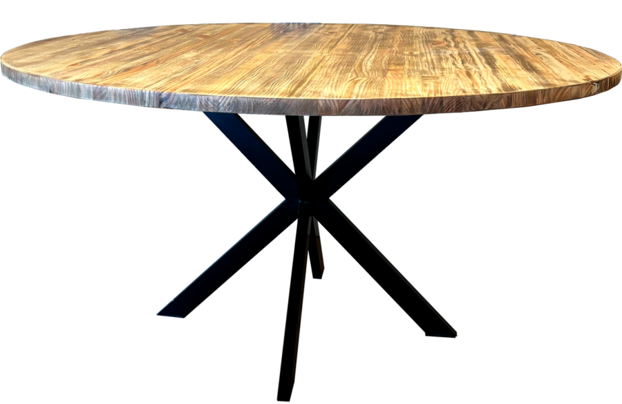 Mesa Comedor Madera y Metal 150cm