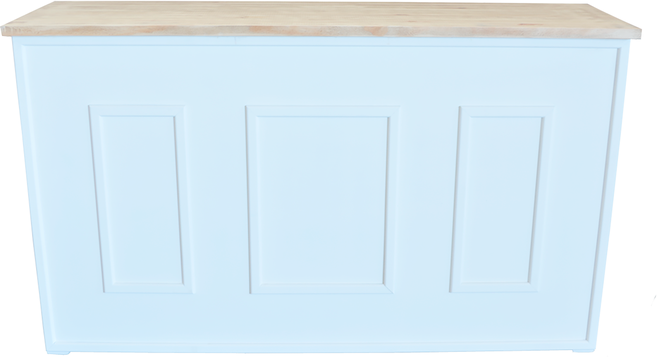 Barra de Madera Plegable Corinto, para eventos y hostelería