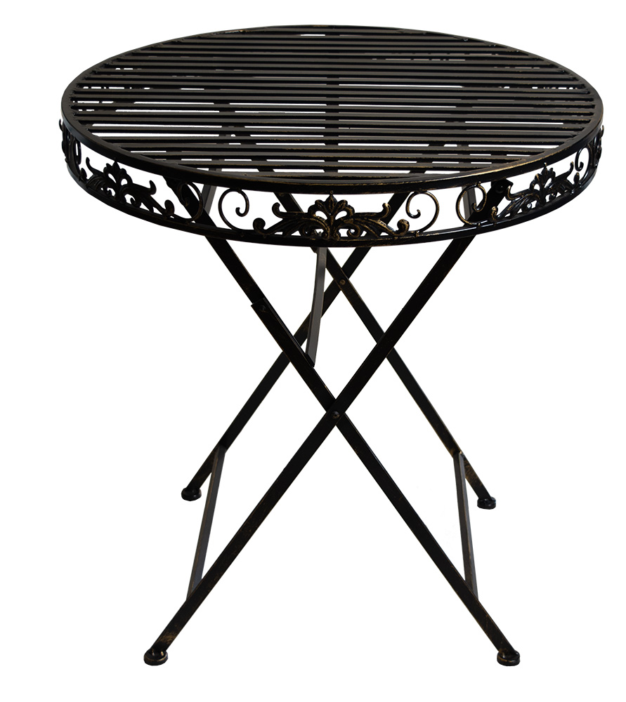 Alt Mesa Forja Negra ideal para usar en exterior