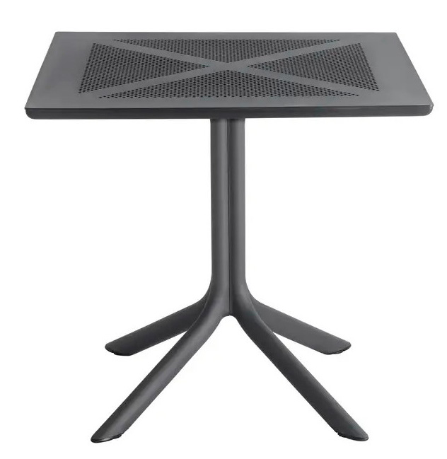 Alt Mesa Cuadrada Negra Hostelería para hostelería