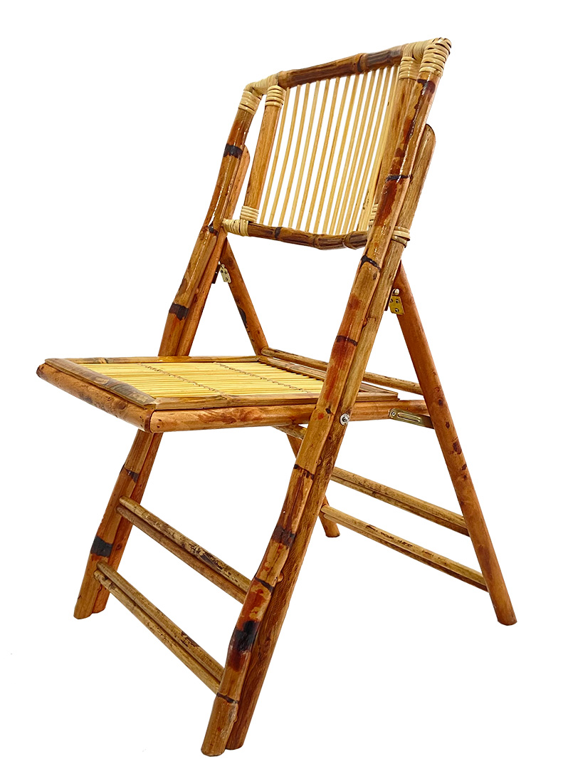 Alt Silla Bambú Reforzada, para eventos y hostelería. Silla Plegable