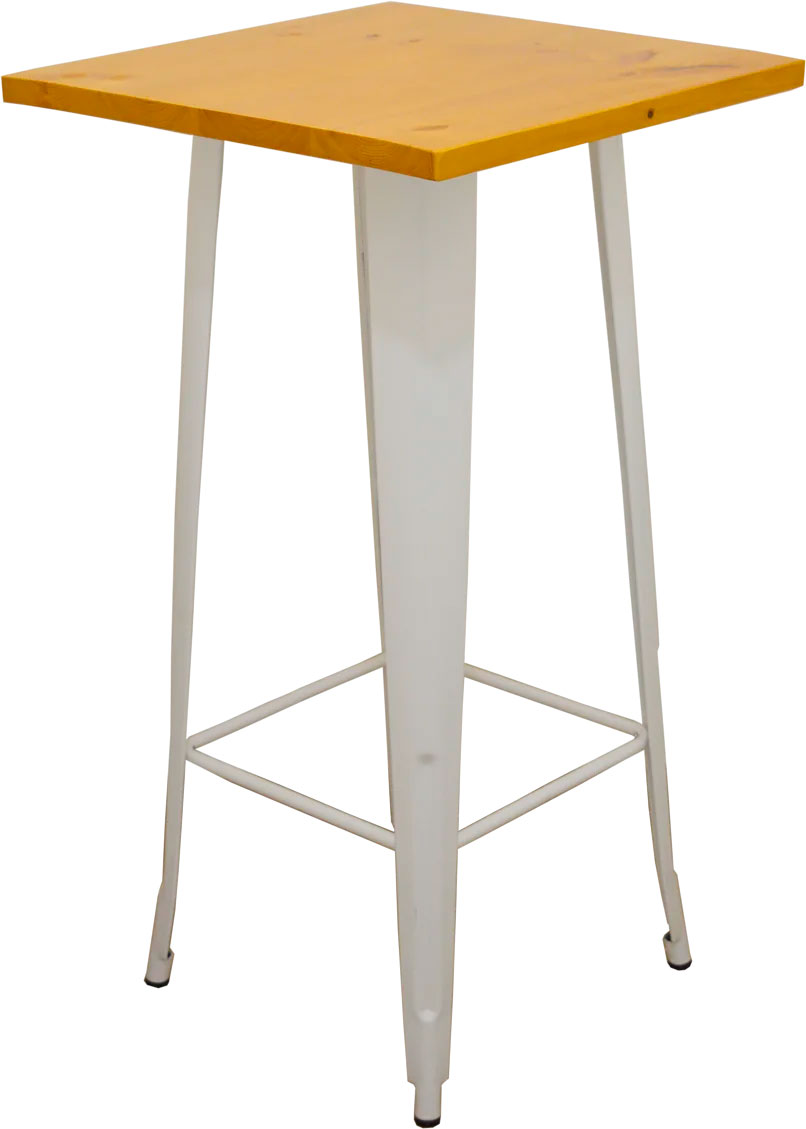 Mesas Altas Tolix Blancas Para Eventos y Hostelería EME Mobiliario