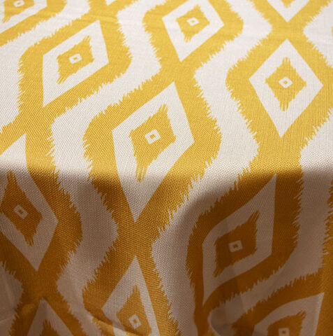 Mantel Ikat Mostaza EME Mobiliario