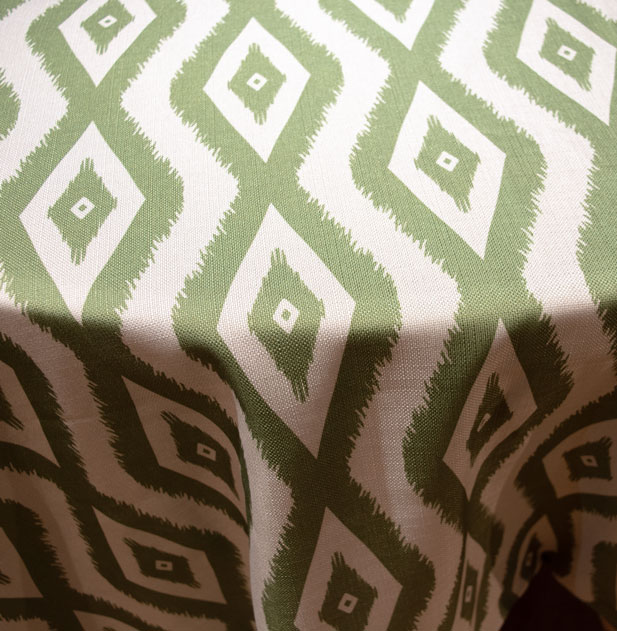 Mantel Ikat Verde Para Eventos EME Mobiliario