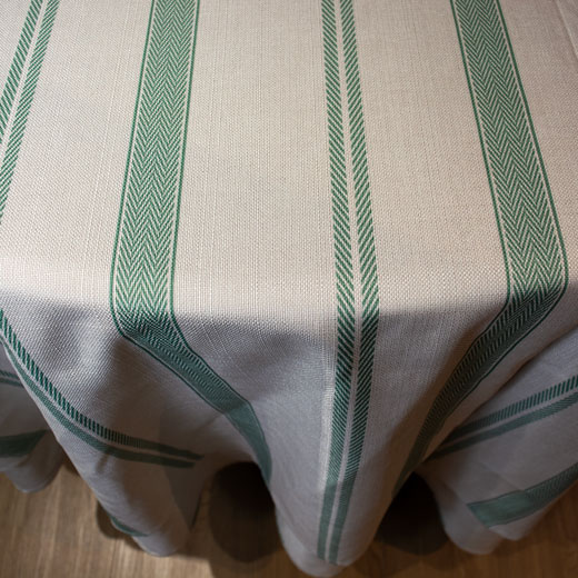 Manteles De Rayas para Eventos y hostelería. EME Mobiliario