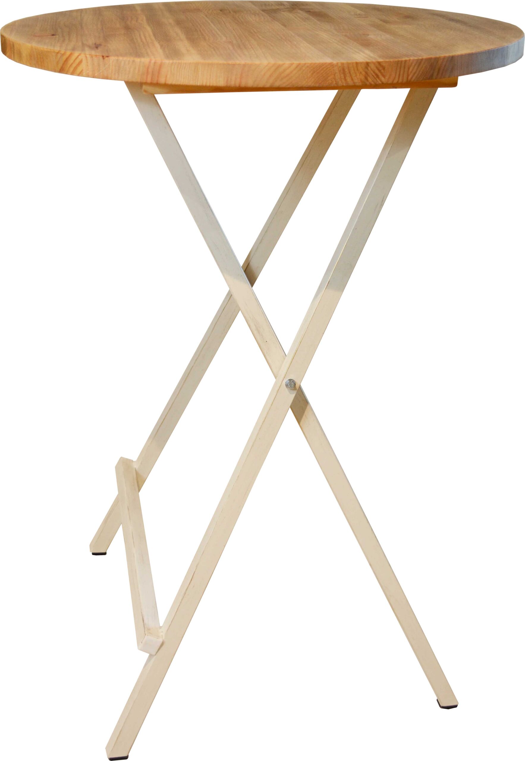 Alt Mesa Alta de Hierro y Madera, perfecta para el uso intensivo profesional en eventos y hostelería EME Mobiliario