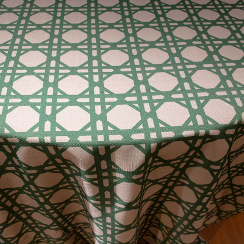 Mantel Geométrico Verde EME Mobiliario