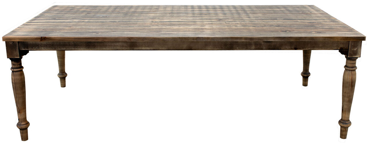 Mesa Rústica Rectangular 240 cm Para Eventos EME Mobiliario