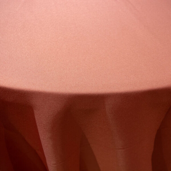 Mantel Color Terracota Para Eventos y Hostelería EME Mobiliario