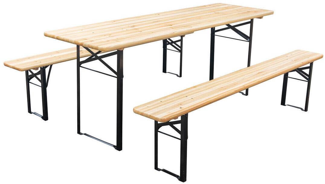 Juegos de Cervecería 1 mesa + 2 bancos EME Mobiliario